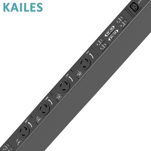 KAILES(KLS) Serie PDU de alta potencia 125A Trifásico 12 L6-30 + 1 Enchufe IEC320 C13 50-60HZ Sistema de gestión de tiras inteligentes Negro - Product Image 4