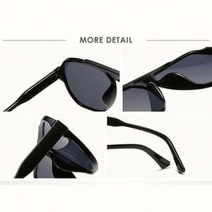 Gafas de Sol Transparentes de Gran Tamaño con Logotipo Personalizado, Modelo 2022, Protección UV400, Montura Grande, Estilo Piloto para Mujer - Product Image 6