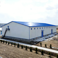 Almacén de Estructura de Acero Industrial de Diseño Moderno para Almacenamiento, Taller de Construcción de Acero Prefabricado Fácil de Montar