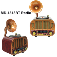 Radio AM/FM Epro Retro 1319BT/1318BT avec haut-parleur Bluetooth sans fil, lecteur MP3, scanner radio, recherche rapide et qualité stable