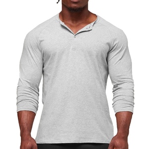 T-shirt pour homme en coton pur, styles personnalisables, 100% coton pur, manches longues pour homme, automne, nouvelles manches longues de t-shirts pour homme - Product Image 2