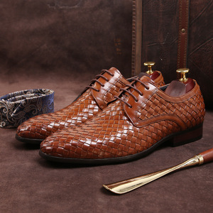 Zapatos de cuero de vaca de alta calidad para hombre, calzado de estilo formal de negocios, Punta puntiaguda - Product Image 4
