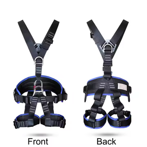 ロッククライミングレスキュー用のカスタマイズされた高耐荷重全身安全ハーネスヨーロピアンスタイルの身体安全ハーネス - Product Image 6