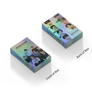 Precio de Fábrica, 55 Tarjetas Fotográficas Holográficas de Ídolos de KPOP en Caja, V, <span class=keywords><strong>JIN</strong></span>, SUGA, RM, JIMIN, JK, MONOCHROME, Tarjetas Lomo Láser, Regalo para Fans - Product Image 4