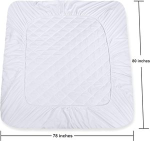 Venta al por mayor colchón de refrigeración con sábana bajera individual/doble/rey tamaño Terry tela Protector colchón almohadilla cubierta - Product Image 5
