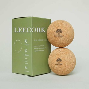 लेकोर्क 2024 अच्छा विक्रय अनुकूलन लोगो 95 मिमी ठोस कॉर्क मालिश योग गेंद - Product Image 5