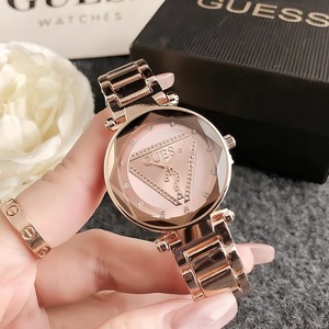<span class=keywords><strong>Montre</strong></span> à aiguilles personnalisée <span class=keywords><strong>en</strong></span> alliage de quartz écologique 38 mm, style décontracté, boîtier rond simple et tendance, vente <span class=keywords><strong>en</strong></span> gros, pour étudiante <span class=keywords><strong>GUESS</strong></span> - Product Image 2