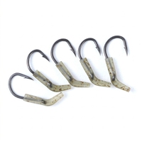 Manchon de protection pour hameçon anti-retour camouflage marron multi-tailles – Accessoire de pêche