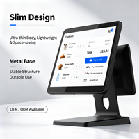 Terminal de point de vente à écran tactile de 15,6 pouces, ordinateur de bureau Android pour les magasins de détail et les restaurants