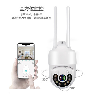 SuperSee ICsee <b>Wireless</b> WiFi PTZ <b>IP</b> <b>Camera</b> 1.5 Inch Night Vision Outdoor Indoor Surveillance With SD Card Slot And Voice - Product Image 5