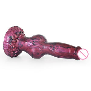 FAAK New Sex Toy Flüssiges Silikon Tier Langer Penis <span class=keywords><strong>Dildo</strong></span> Großer Hunde knoten <span class=keywords><strong>Dildo</strong></span> Für Weibliche Vaginal Masturbation - Product Image 4