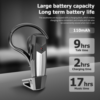 Casque Bluetooth ultraléger, écouteur sans fil mains libres, double micro intégré, suppression du bruit, pour iPhone, Android, Samsung, ordinateur portable