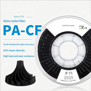 ไนลอนคาร์บอนไฟเบอร์ 3 มิติ ความแข็งแรงสูง ขนาด 1.75 มม. ม้วน 1 กก. ทนความร้อน 240 องศาเซลเซียส PA CF PA6 เส้นพลาสติกสำหรับเครื่องพิมพ์ 3 มิติ สีดำ - Product Image 3
