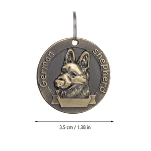 Plaque d'identification 3D en relief pour chien, anti-perte, gravable, accessoires pour animaux de compagnie, pour le commerce extérieur - Product Image 2