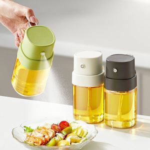 Wholesale Cooking Salad BBQ Air Fryer Use <b>200ml</b> Atomization Olive Oil Dispenser <b>Bottle</b> 6.8oz Sprayer Glass Oil Spray <b>Bottle</b> - Product Image 1