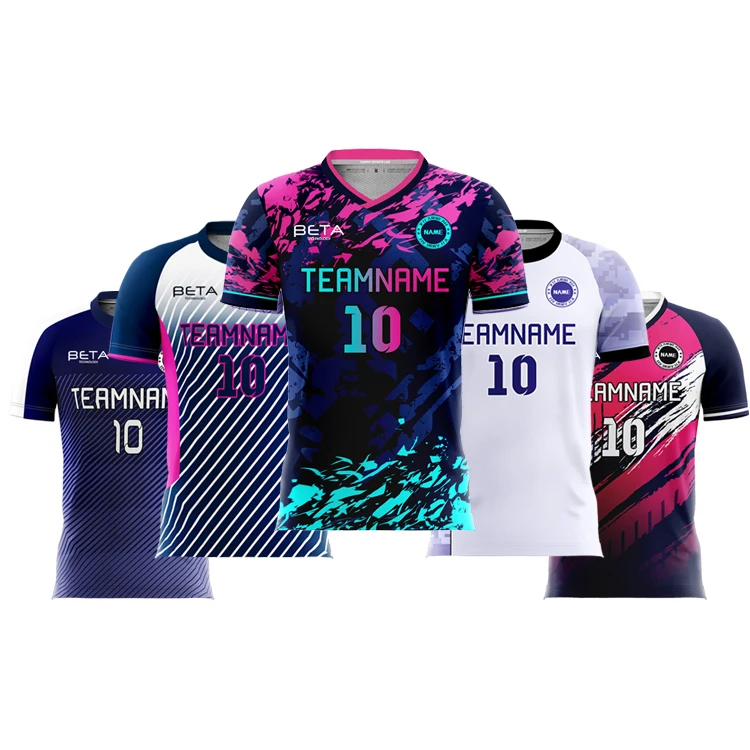 Custom New Design High Quality Quick Qry Sport Wear OEM Service Sublimated Full Football Wear Team Soccer Wear Uniform