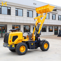 Chargeuse sur pneus de haute qualité 800 kg (0,8 t) certifiée CE, compacte, articulée, 4x4, pour travaux agricoles et de construction