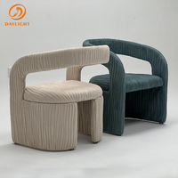 Chaise de salle à manger italienne design moderne de luxe chaises de salle à manger en velours bleu moderne haut de gamme