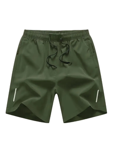 dropshipping Men'S Summer Drawstring Casual Sports <b>Shorts</b> with zipper pockets- Breathable Fabric, Comfortable & quick-dry - Product Image 6