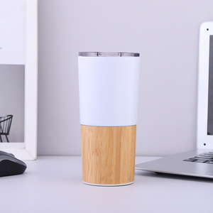 Custom Gifts Bamboo Eco, Friendly Water Bottles Stainless Steel Thermal Insulated Bottles <b>Coffee</b> Tumbler Vacuum <b>Flask</b> Drinkware/ - Product Image 1