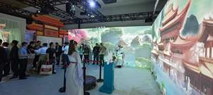 Hệ thống chiếu tường nhập vai cho trải nghiệm nghệ thuật nhập vai video Lập Bản Đồ triển lãm nghệ thuật chiếu 3D tương tác nhập vai - Product Image 2