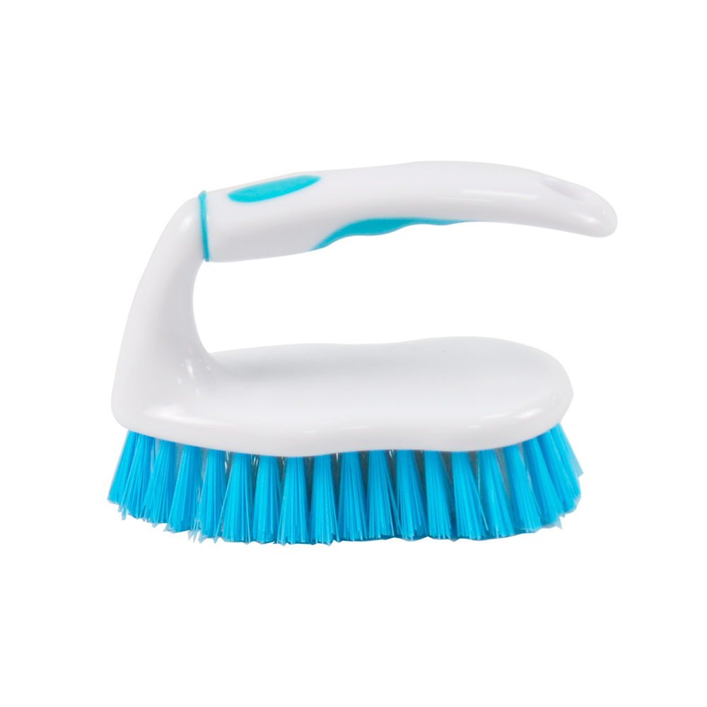Fashion Design Iron Shape Household Clothes Washing Cleaning Floor Scrub Brush