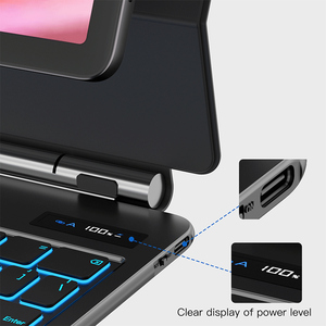 Vente flash <span class=keywords><strong>Clavier</strong></span> sans fil BT avec rétroéclairage 7 couleurs, étanche, magnétique, 10,9 pouces, <span class=keywords><strong>pour</strong></span> <span class=keywords><strong>iPad</strong></span> Air 4e/5e génération avec pavé tactile - Product Image 5