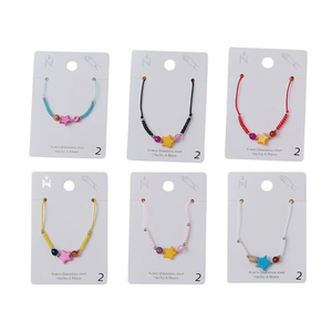 Bracciale con Charm Angelina Star in Acciaio Inossidabile, Set di Gioielli Fatti a Mano, Regalo Unisex, 12 Pezzi - Product Image 1