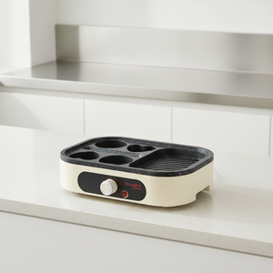 Machine à gaufres électrique multifonction carrée antiadhésive portable, machine à steak et sandwich tendance 2026 pour la maison - Product Image 1