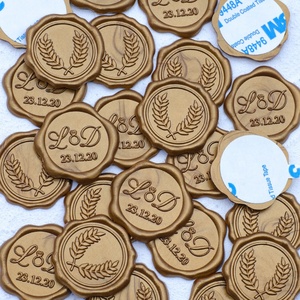 Top Bán Lotus Gốc Keo Sáp Niêm Phong Dán Và Tự Dính Sáp Con Dấu Với Hoa Mô Hình Tùy Chỉnh Sáp Nhãn - Product Image 4