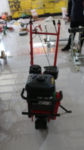 Portable Agricultural Mini Power Tiller Hand <b>Walking</b> Tractor With Interrow Rotating Weeder Hoeing <b>Machine</b> Cultivator 5-horsepowe - Product Image 5