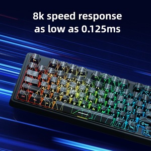 Ajazz AK980 Max Từ Chuyển Đổi Bàn Phím Rt0.01mm 8K Hot Swap Có Dây RGB Đèn Nền Esport Bàn Phím Chơi Game Gasket Cấu Trúc - Product Image 5