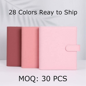 Yihe FB TK cuir <span class=keywords><strong>galet</strong></span> A5 plus large planificateur anneau Agenda classeur Inserts diviseur onglets/classeur poches 24 cahiers colorés existants - Product Image 2