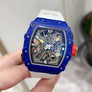 High-end luxury 3503 blue hollow movement anti-glare mirror men's luminous sports waterproof <b>mechanical</b> <b>watch</b> - Product Image 2