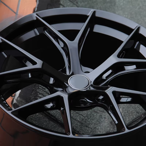 Jantes Concaves en Alliage Monobloc Forgé sur Mesure Evo DB Chrome Noir 5X112 5X120 pour BMW M2 M3 M4 M5 AMG RS 18 19 20 21 22 Pouces - Product Image 2