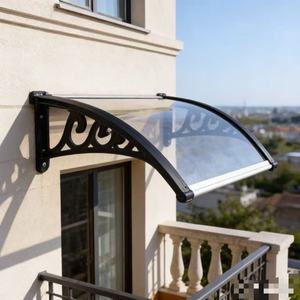 Auvent extérieur imperméable et résistant aux UV, certifié CE, en aluminium robuste, pour patio, balcon et fenêtre - Product Image 1