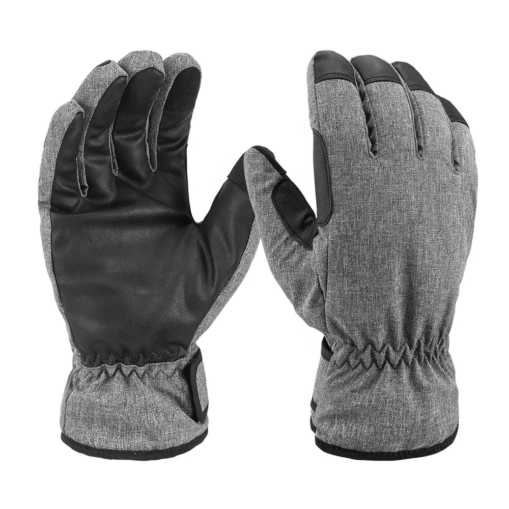 Feuchtigkeit Frauen Unisex Winter gerippt gestrickt Ski handschuh Futter Fäustlinge Magic Thermal Wrist Reflektierende wasserdichte Isolier handschuhe