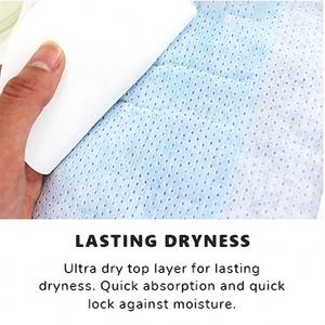 Nouvelle conception de coussinets absorbants jetables imprimés pour adultes, forme droite, avec protection anti-fuites et respirants - Product Image 5