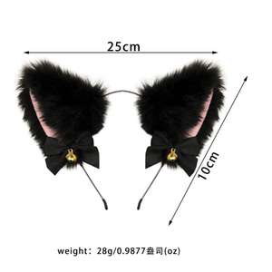 5 pièces/ensemble Jouets sexuels en dentelle pour femmes Pinces pour oreilles, seins et tétons & Plug anal en queue de renard Équipement de bondage érotique pour fille Xxxx Vidéos xxx - Product Image 2