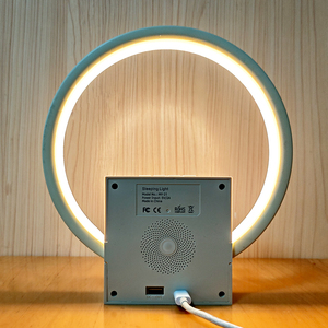 Lámpara de Noche Táctil Portátil con Regulador de Intensidad, Ruido Blanco Natural, Pantalla de Hora, Carga USB, Sensor Infrarrojo para Coche, Hotel, Hogar, 1 Año de Garantía - Product Image 2