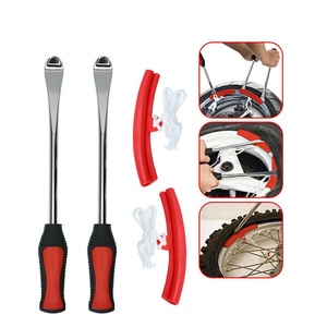 Superbsail profesional Auto cuchara palancas de <span class=keywords><strong>cambio</strong></span> de neumáticos bicicleta motocicleta Kit de herramientas de reparación con <span class=keywords><strong>Protector</strong></span> de llanta para bicicleta - Product Image 3