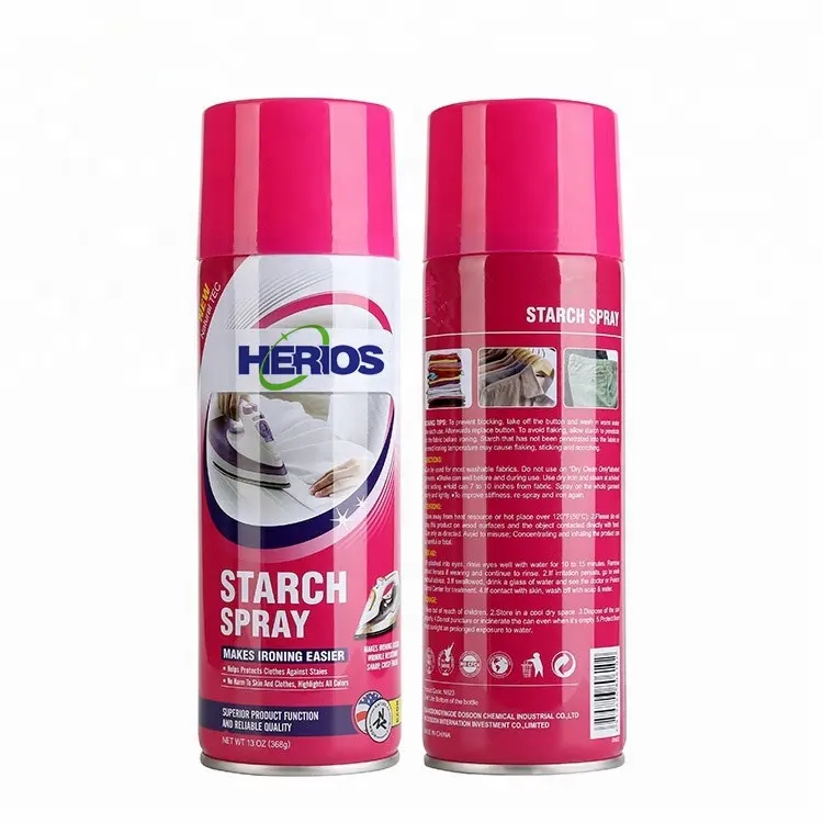 450ml Starch Spray For Ironing Liquid Spray Starch For Laundry