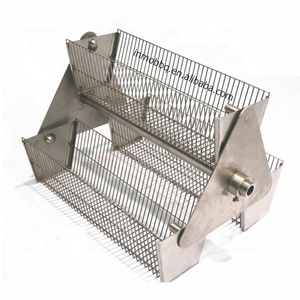 Girarrosto di maiale in acciaio inossidabile girarrosto rotante a <span class=keywords><strong>3</strong></span> cestini per spiedo per barbecue resistente - Product Image 1