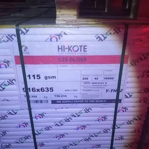 Papier d'art de haute qualité, double face couché brillant ou mat, résistant à l'humidité, marque APP Hi <span class=keywords><strong>Kote</strong></span>, C2S pour impression offset - Product Image 1