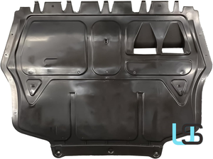 1K0825237K Nuovo Supporto Radiatore Motore Nero con Protezione Antispruzzi <span class=keywords><strong>per</strong></span> VW Caddy Golf 5 Jetta 2002-2009 - Product Image 2