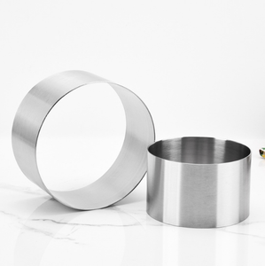 Moldes Redondos <span class=keywords><strong>para</strong></span> Tartas de Mousse de Acero Inoxidable de Primera Calidad, Cortadores de Galletas de 5/6/8/10 cm, <span class=keywords><strong>Molde</strong></span> <span class=keywords><strong>para</strong></span> Hornear Donuts, Tartas de Queso y Tiramisú - Product Image 2