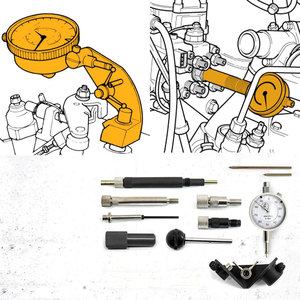 Herramientas mecánicas automáticas para bomba de combustible diésel, juego de sincronización para un ajuste preciso de varias bombas de inyección de puel diferentes - Product Image 3