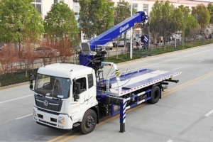 Camion de remorquage Dongfeng avec grue de 6 tonnes intégrée – Solution tout-en-un de secours routier - Product Image 5