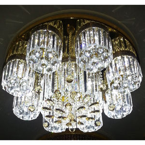 โคมระย้า LED ทำจากอะคริลิคหรูหราทันสมัยมีเซ็นเซอร์ RGB เปลี่ยนสีได้และมีการควบคุมแบบสัมผัสรับประกัน10ปีสำหรับไฟสำนักงานที่บ้าน - Product Image 3