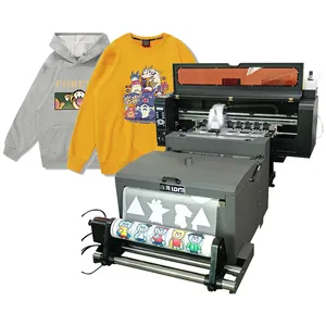 dtf xp600/i3200 printer 60 cm size printing logo maker machine 2 head